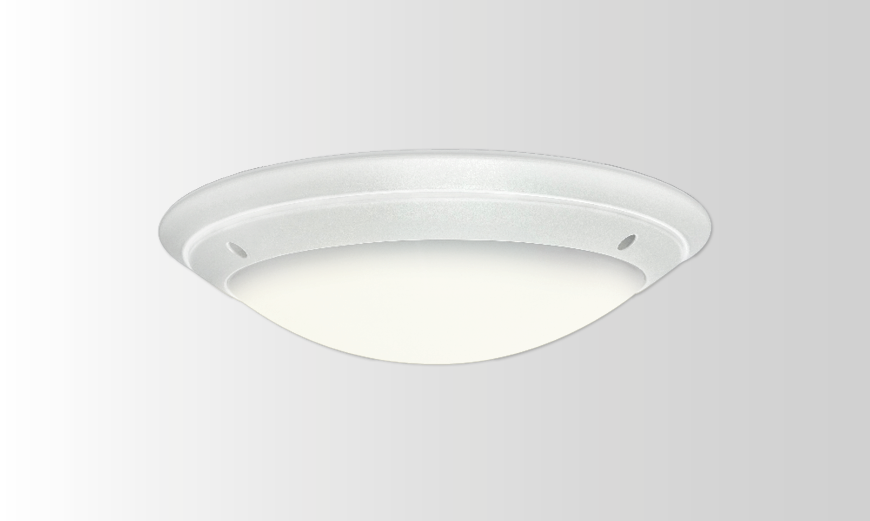 Iris Anti-Ligature Semi-Recessed Bulkhead